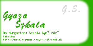 gyozo szkala business card